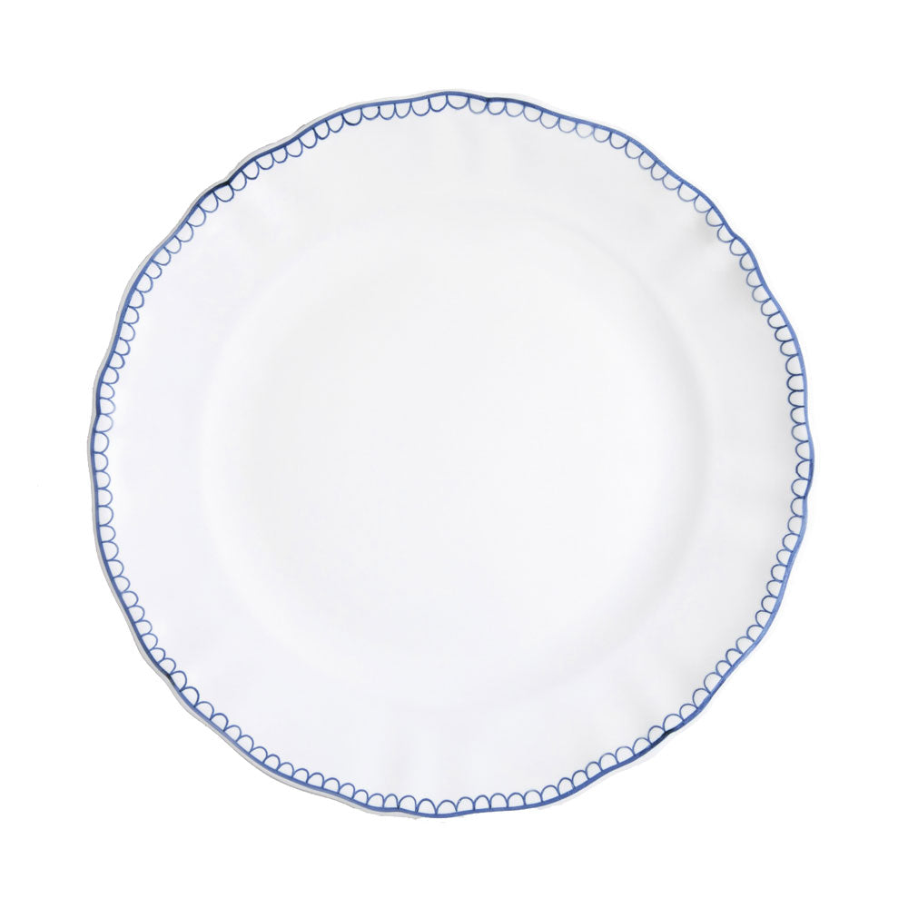 Bouclette Salad Plate in Bleu Egyptien