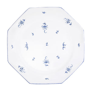 Brindille Large Dinner Plate, Bleu Moustiers