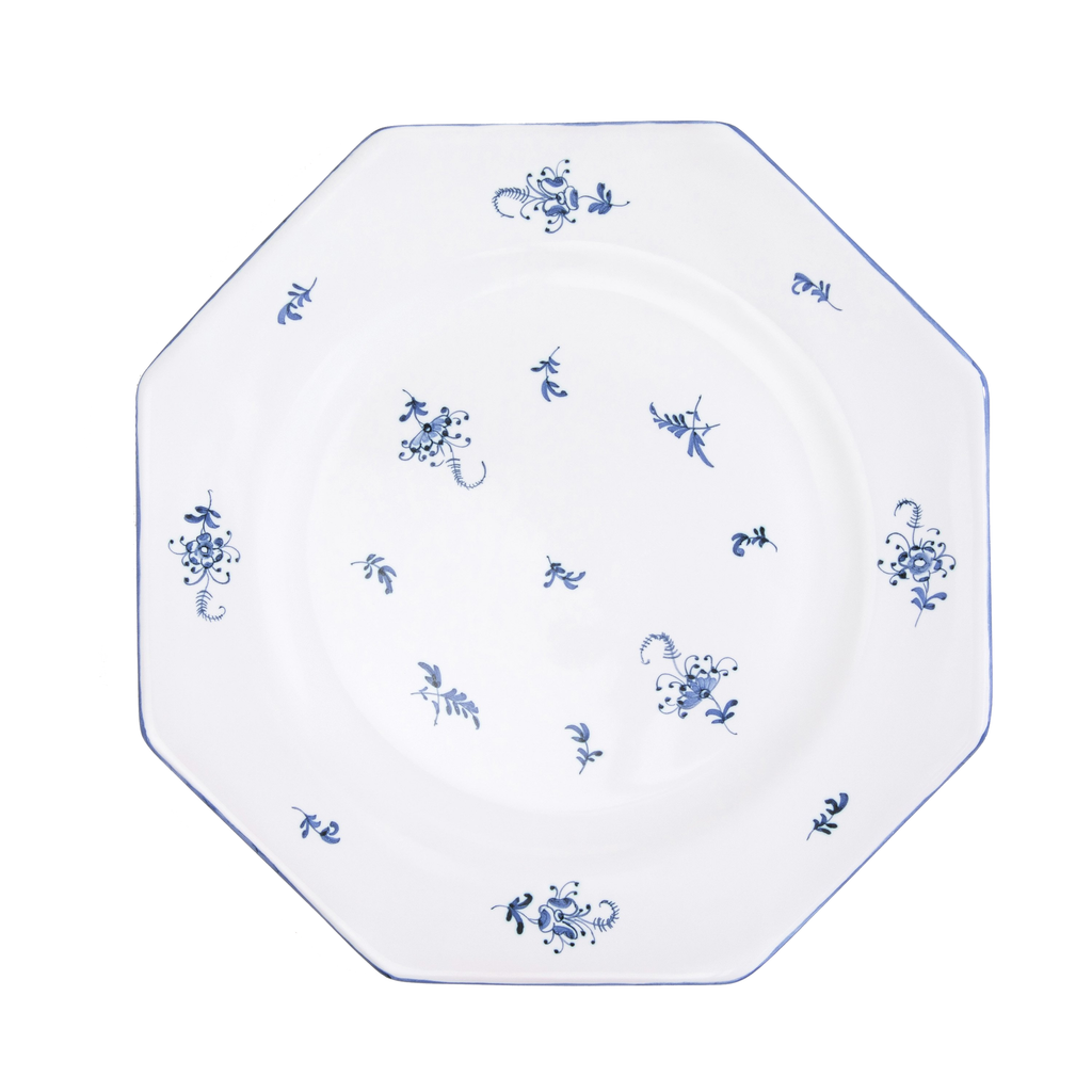 Brindille Salad/Starter Plate, Bleu Moustiers