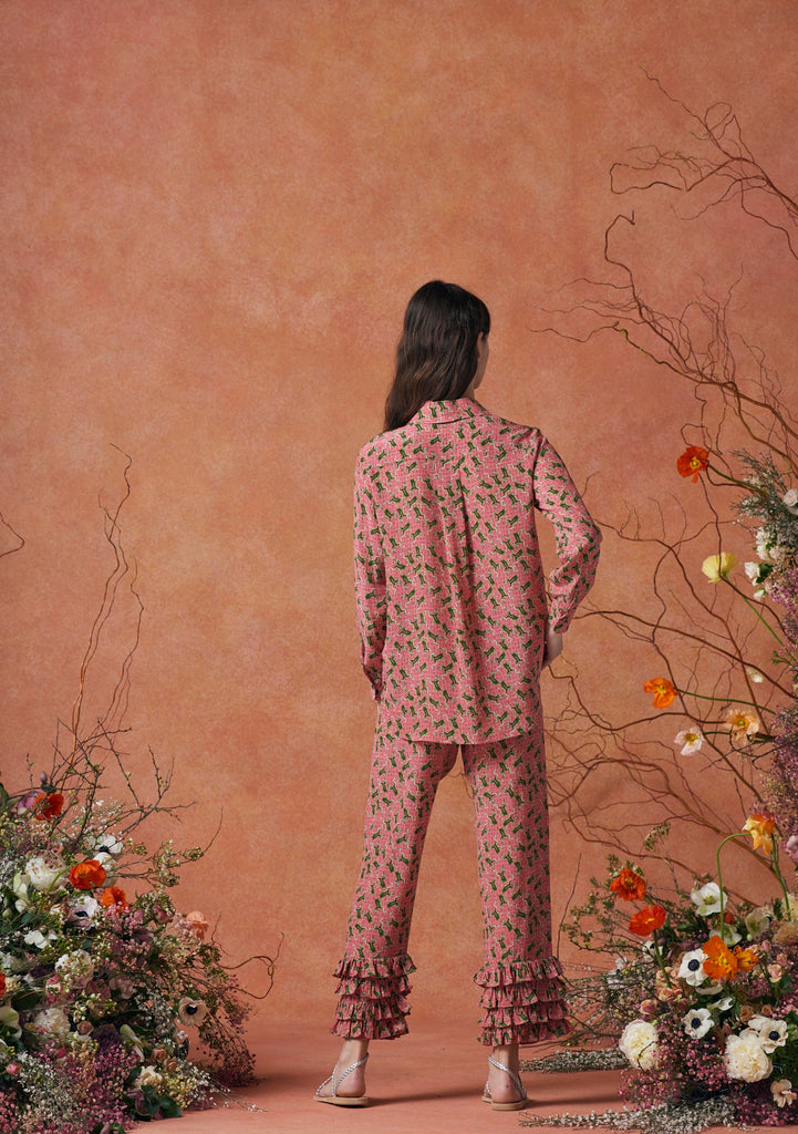 Talitha Pants in Frog Blossom