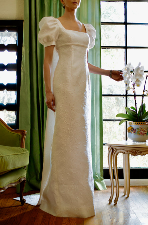 Boho Style Lace Wedding Dress with Empire Waist ARISA – ieie