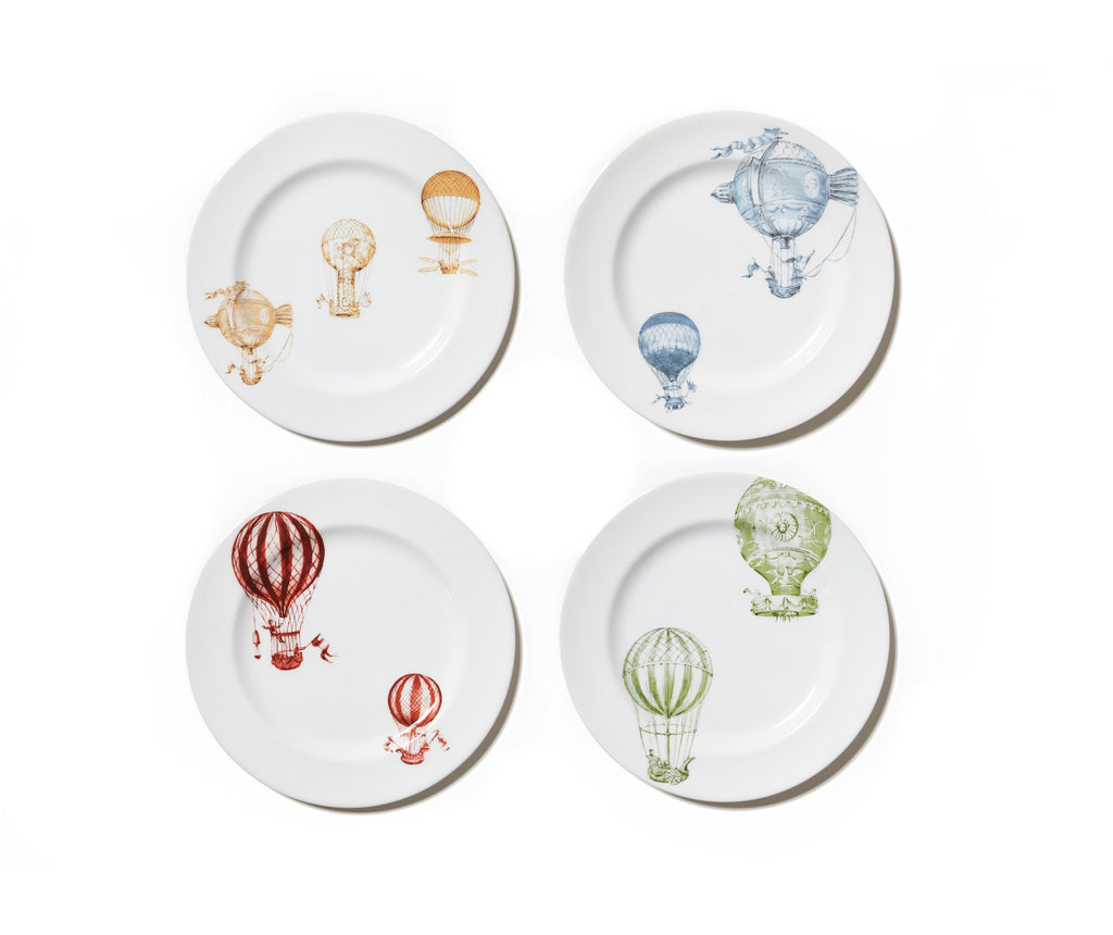 Mongolfiere Double Plates Collection, Set of 4