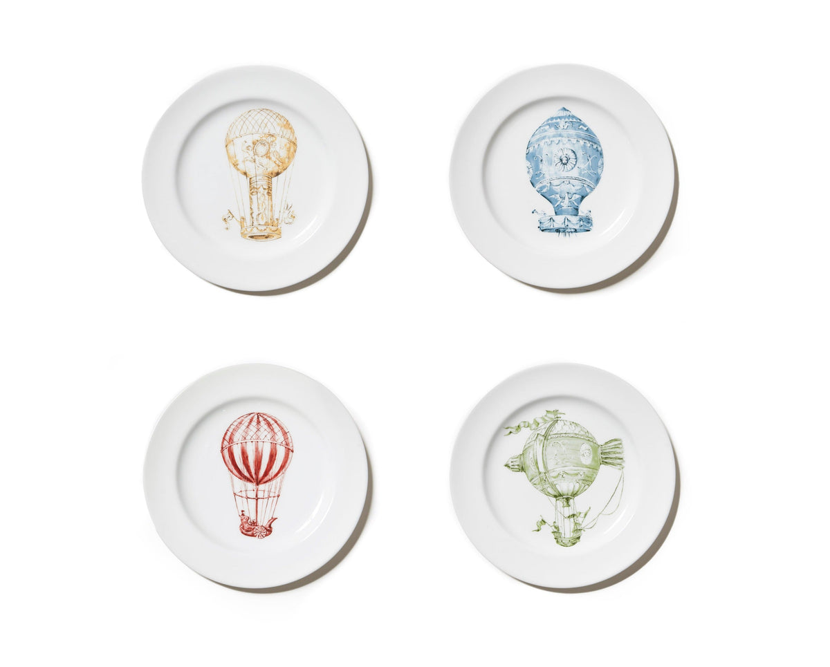 Mongolfiere Single Plates Collection, Set of 4