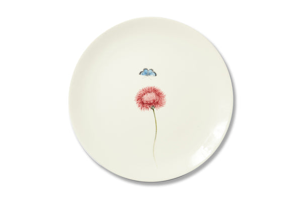 Bloom Silybum Marianum Plate