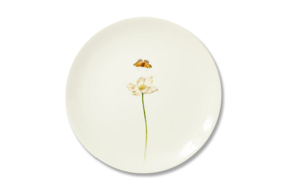 Bloom Anemone Hupehensis Plate