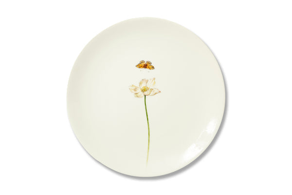 Bloom Anemone Hupehensis Dessert Plate