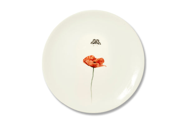 Bloom Poppy Plate (Dessert)