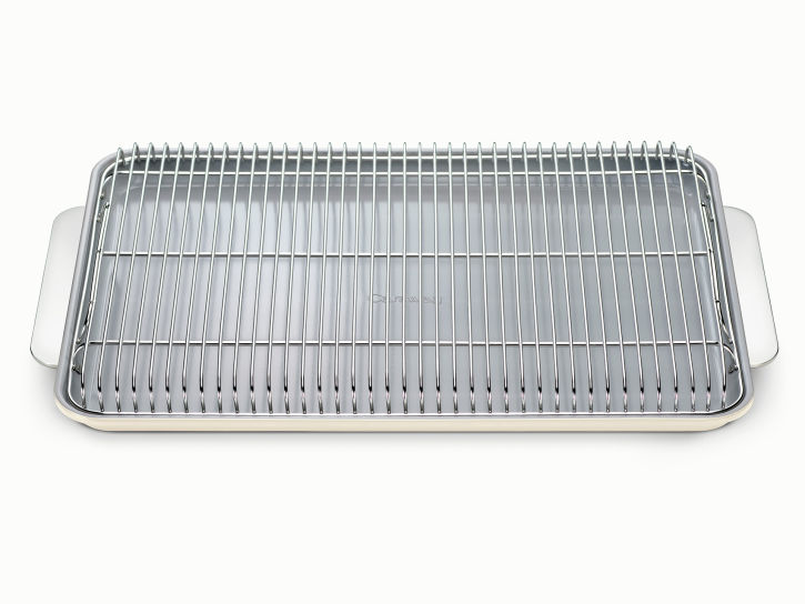 Cooling Rack + Large Baking Sheet Duo, Oven Safe, Non-Toxic Coating