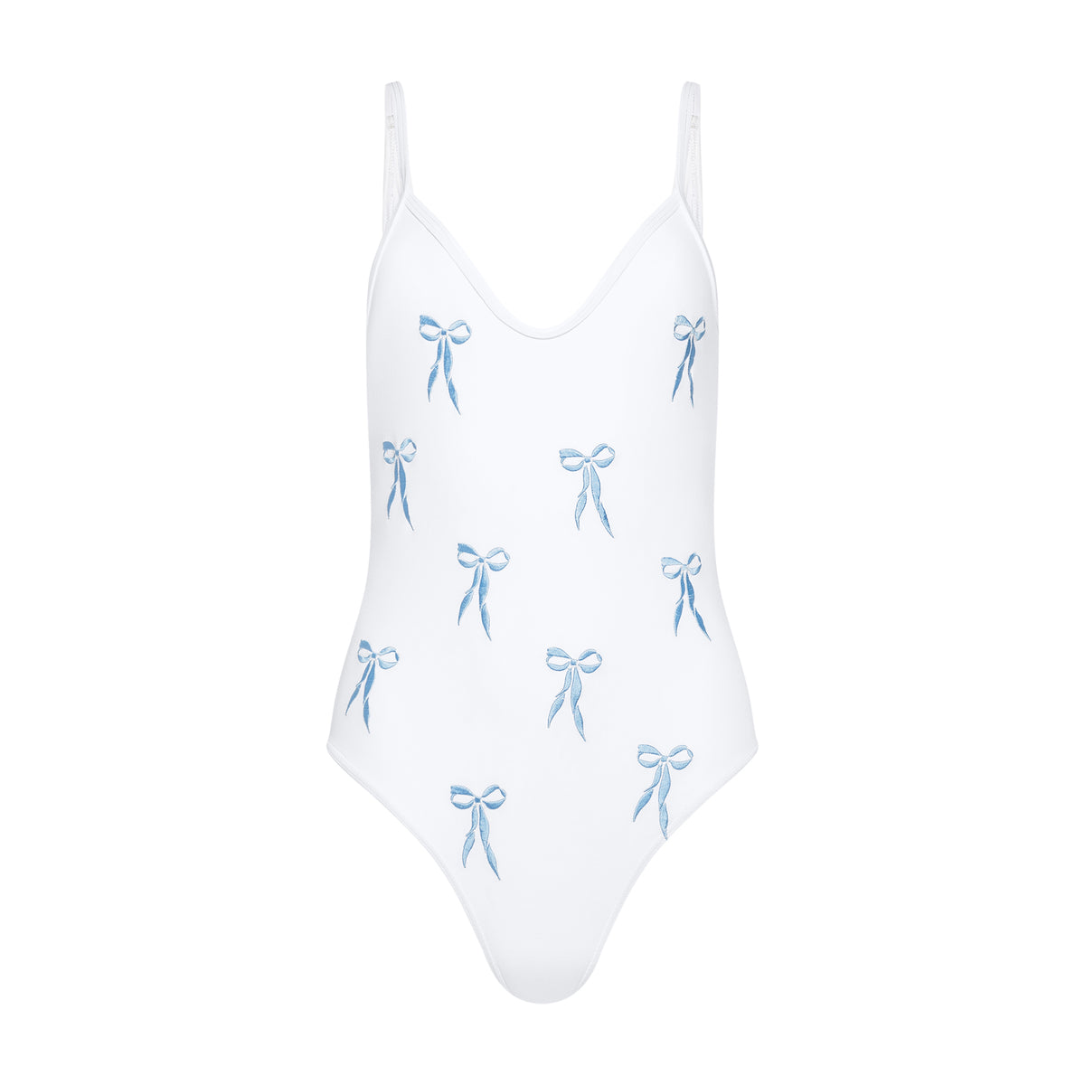 Lauren One-Piece With Embroidered Bows