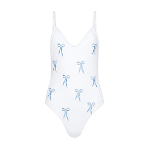Lauren One-Piece With Embroidered Bows