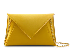 Lee Pouchet Small in Canary Satin