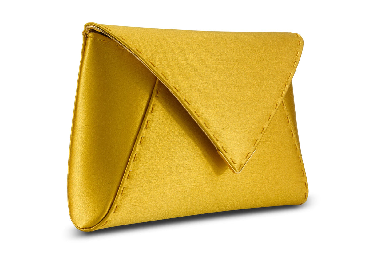 Lee Pouchet Small in Canary Satin