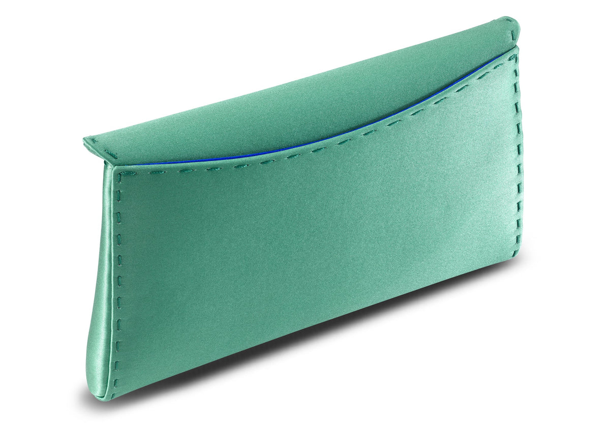 Lee Pouchet Small in Mint Satin