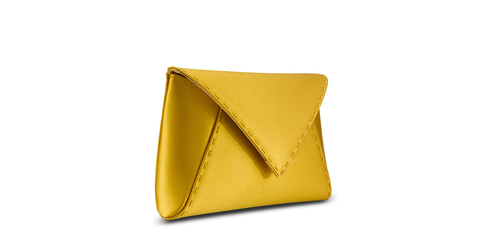 Lee Pouchet Small in Canary Satin