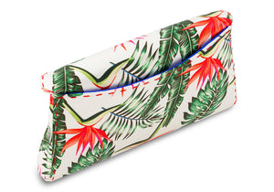 Lee Pouchet Small in Custom Birds of Paradise Satin