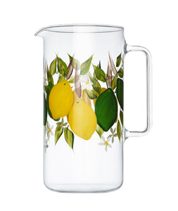 Citrus Jug with Set of 6 Tumblers