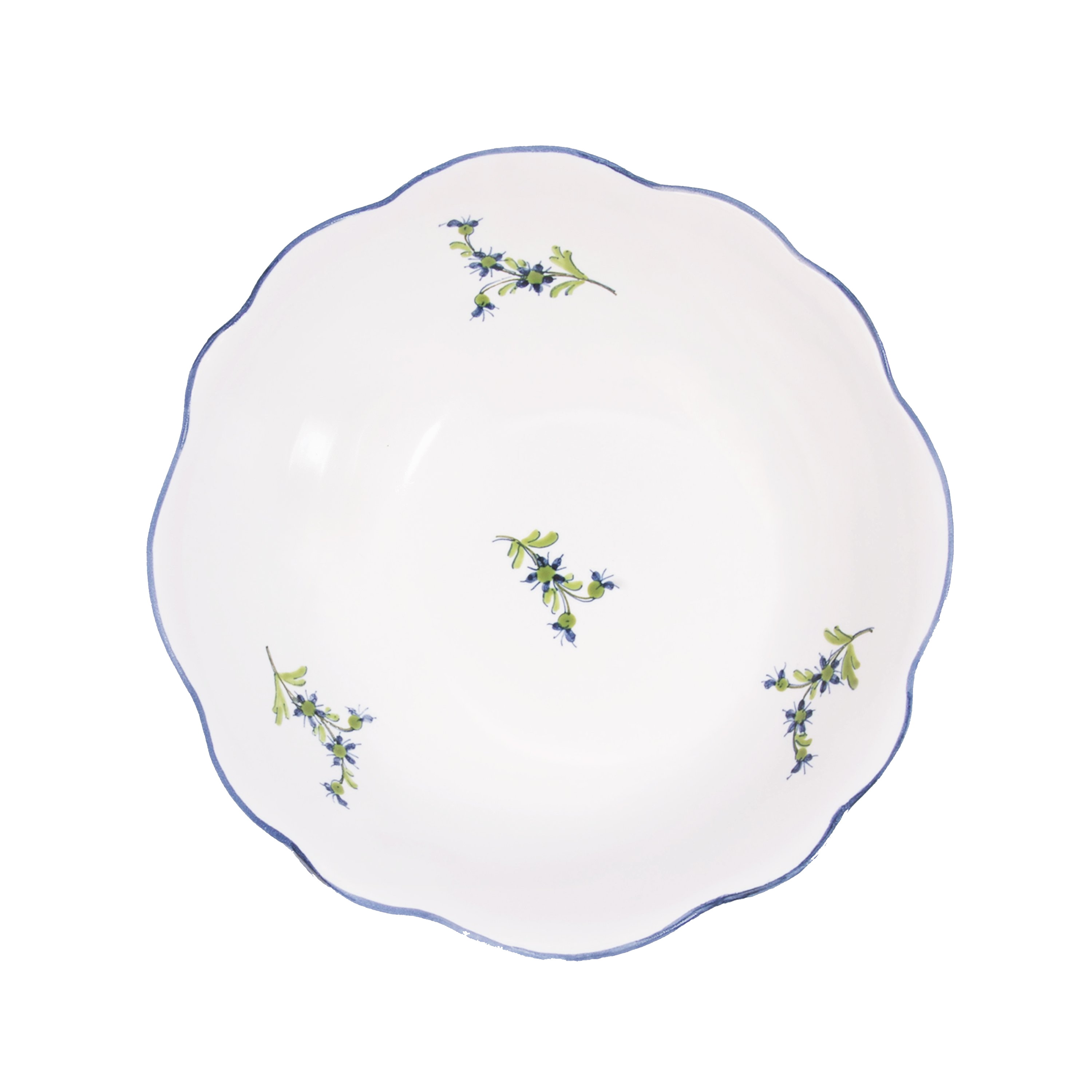 Les Bleuets Bowl, Bleu Egyptien et Vert