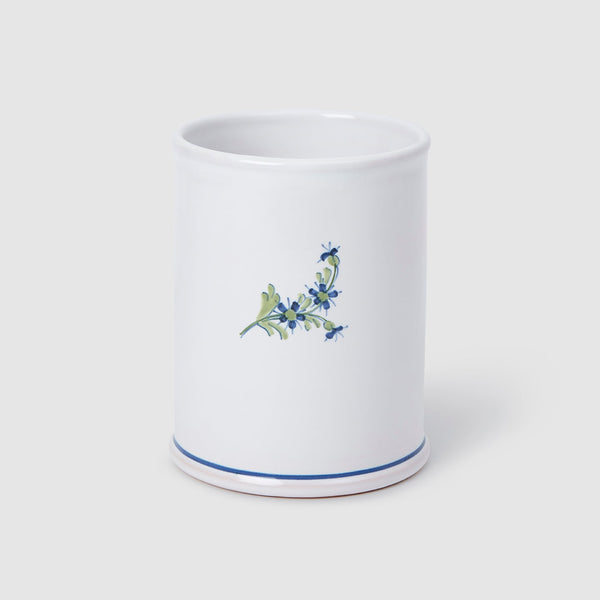 LES BLEUETS TUMBLER & VINTAGE PETITE PLATE, SET OF 2