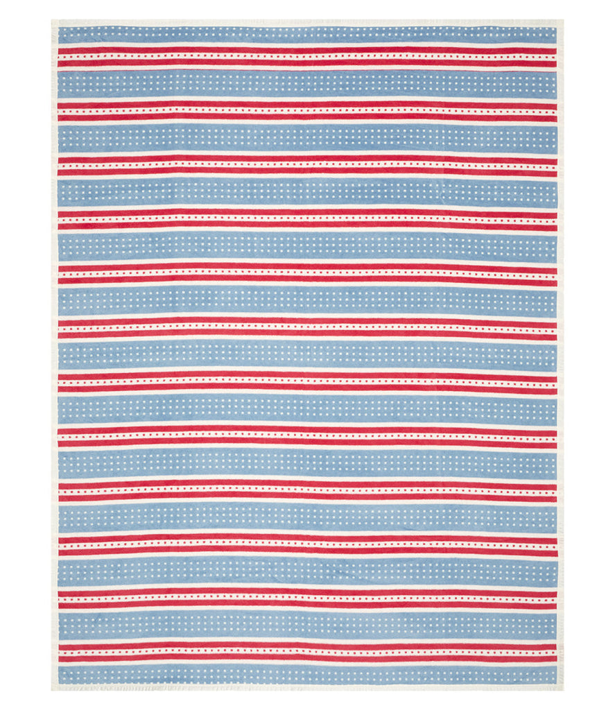 Liberty Island Stripes Blanket
