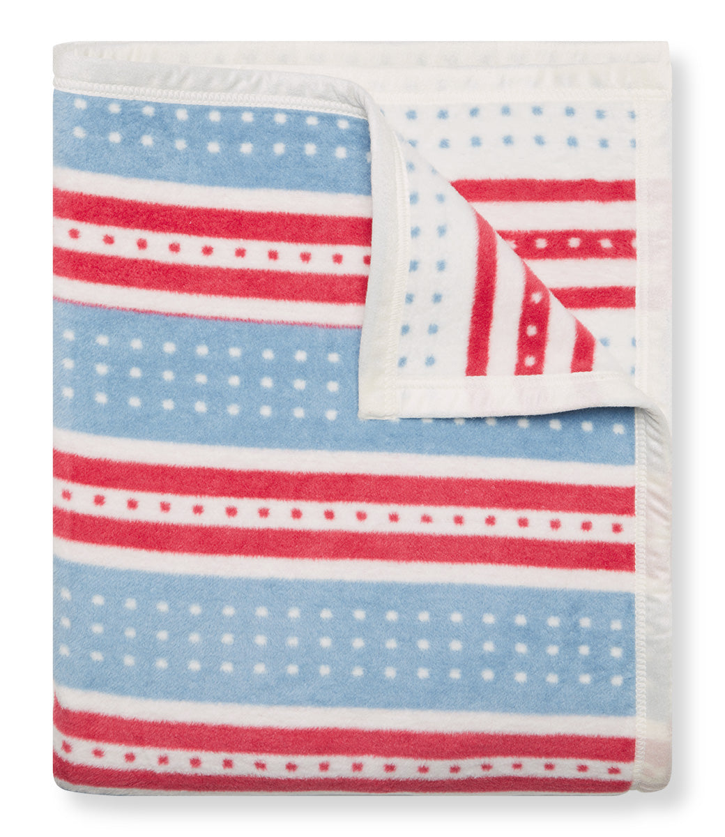 Liberty Island Stripes Blanket