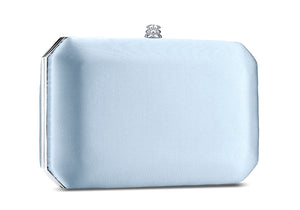 Lily Clutch in Glacier Blue