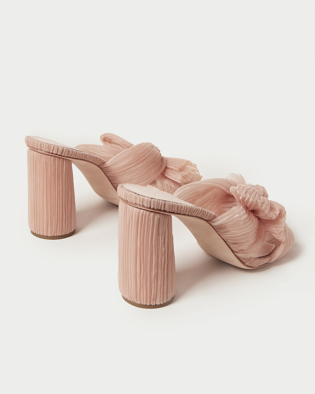 Penny Pleated Bow Heel in Beauty