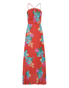 Rosie Crepe Maxi Dress in Alegria