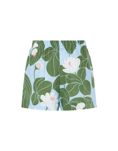 Bizzy Linen Short in Waterlily Green