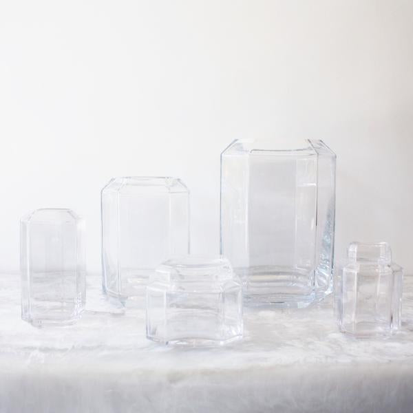 Clear Jewel Vases