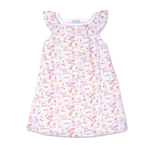 Love Emilia Lounge Girls Dress in Cupid Pink