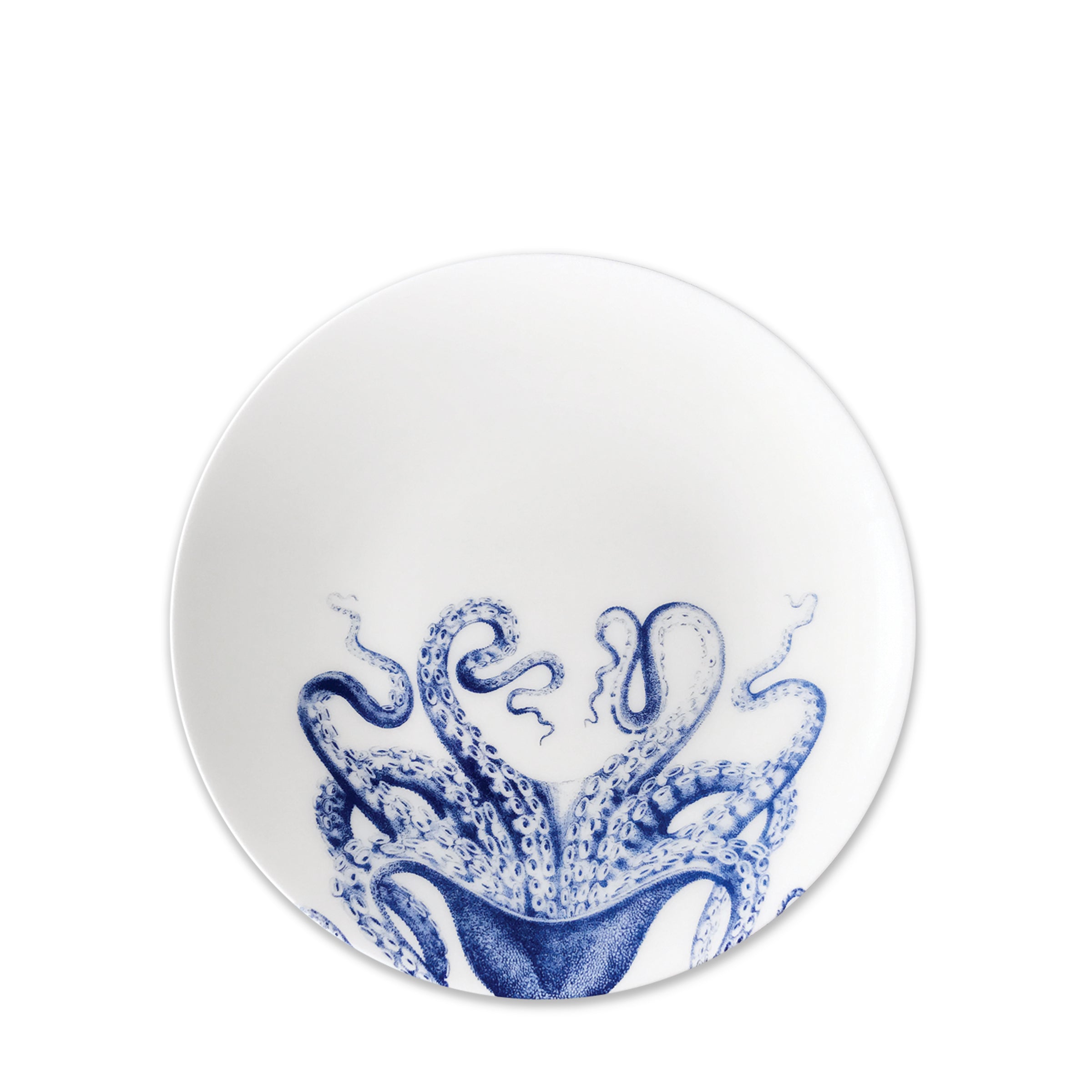 Blue Lucy Coupe Salad Plate - Caskata