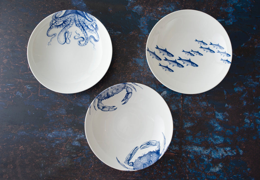 School Fish Coupe Soup Bowl - Caskata