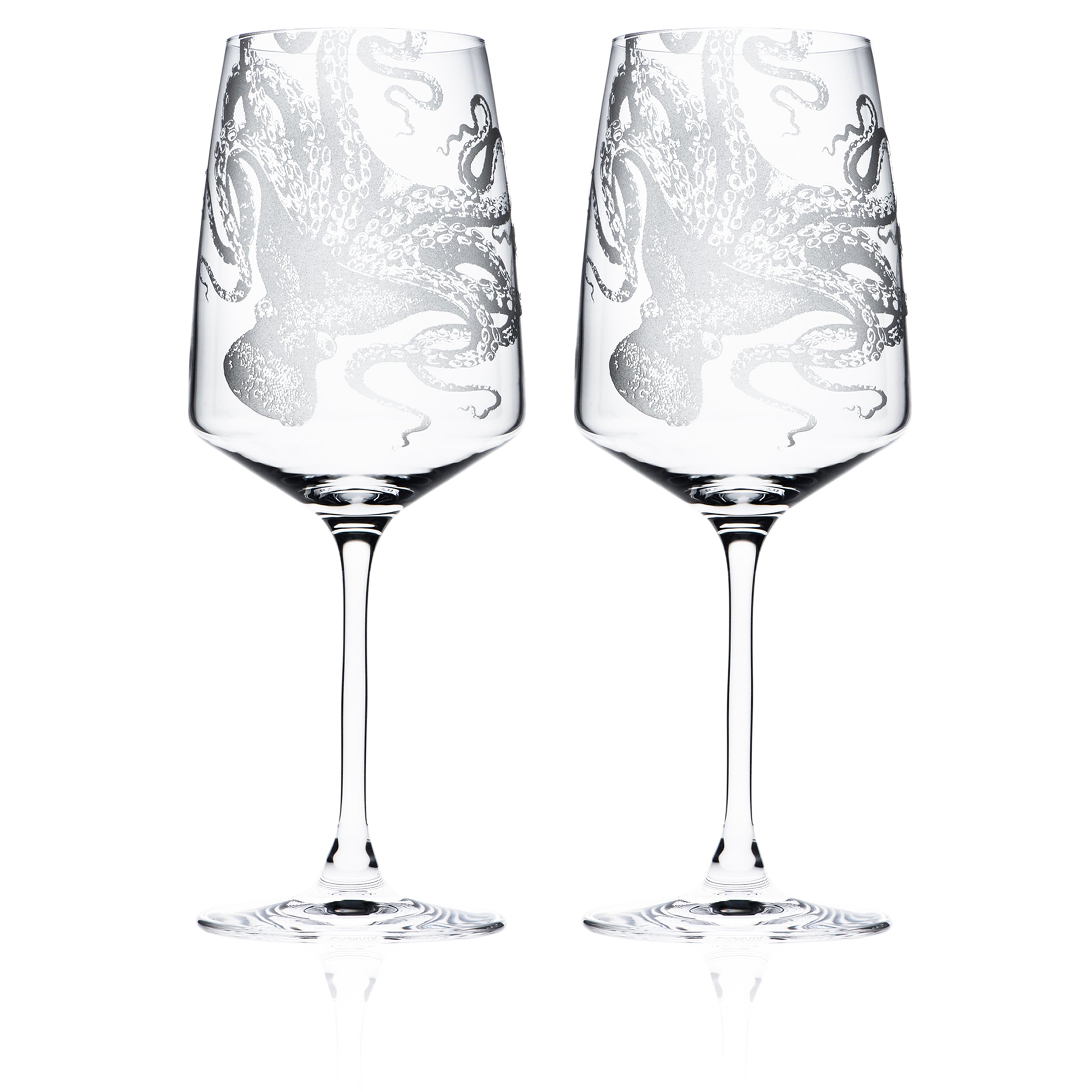 Lucy Red Wine Glasses Set of 2 - Caskata