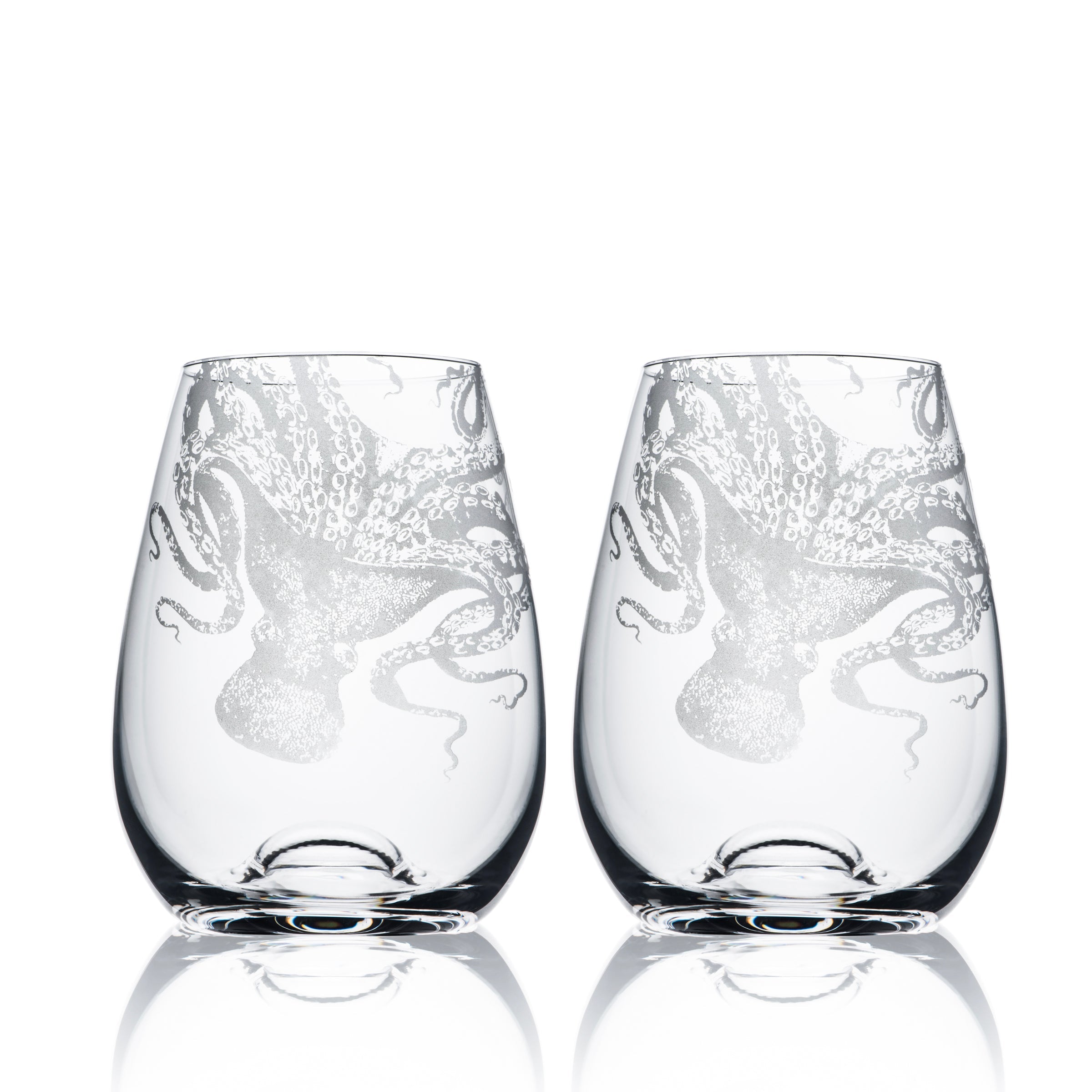 Lucy Stemless Wine Glasses Set of 2 - Caskata