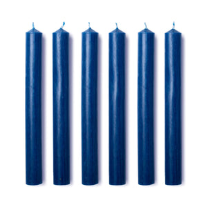 Issy Granger | Blue Wax Coloured Dinner Candles 
