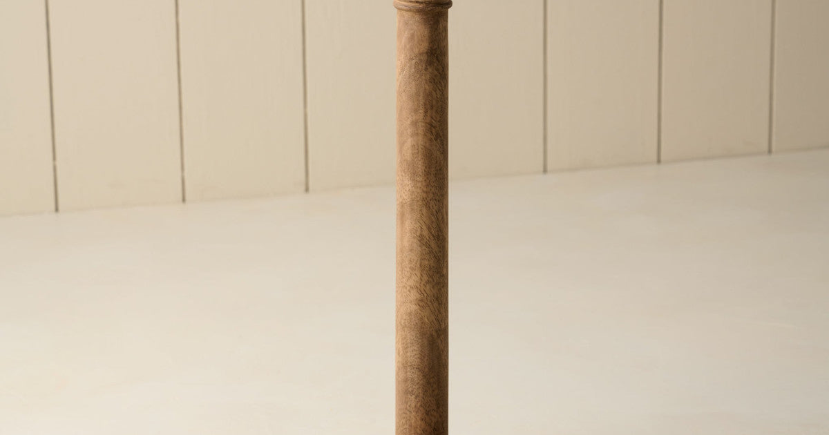 Antiqued Wood Paper Towel Holder