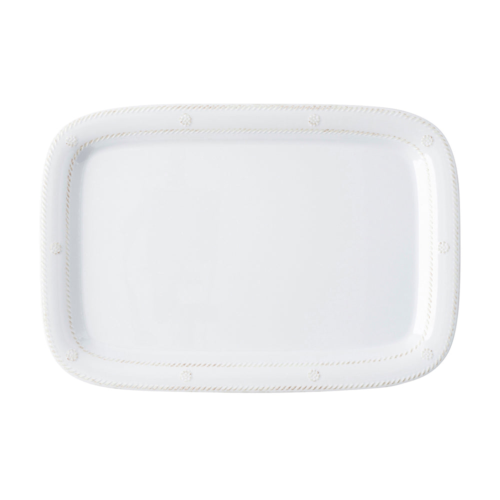 Berry & Thread Whitewash Melamine 16" Serving Tray/Platter