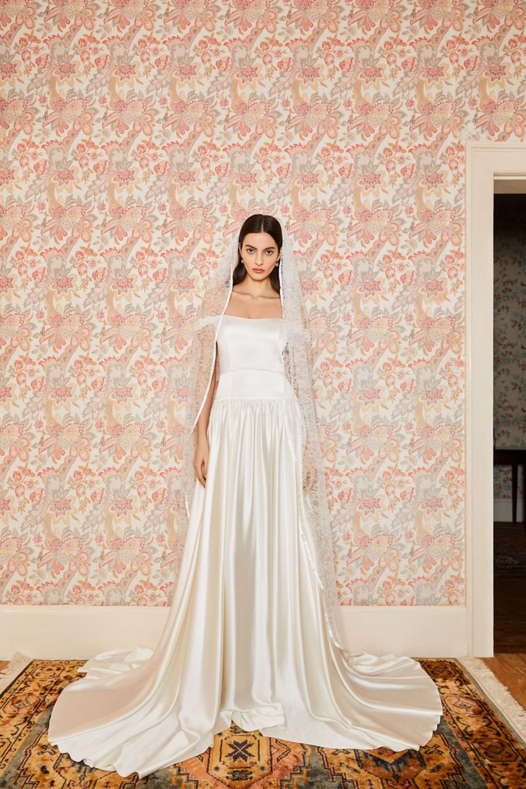 Wren White Satin Off-The-Shoulder Gown | Over The Moon Wren White Satin Off-The-Shoulder Gown | Over The Moon