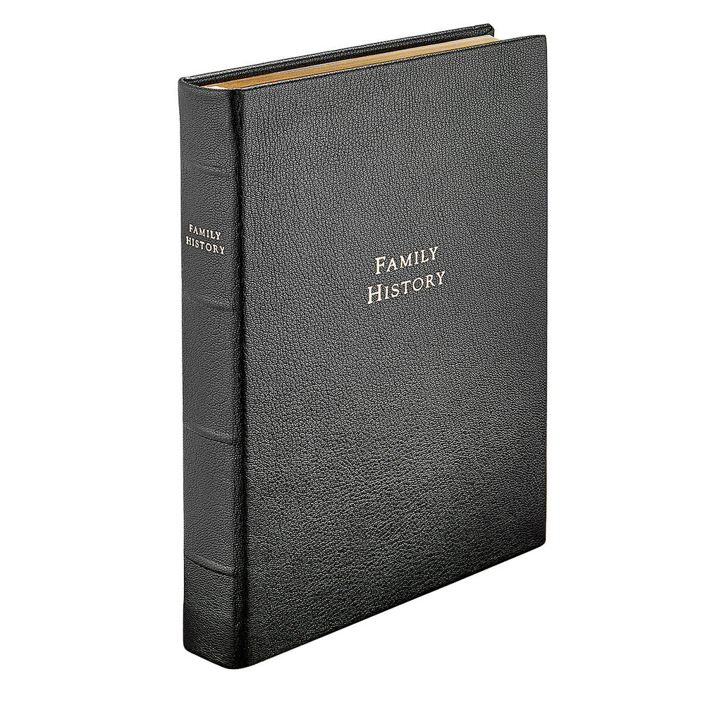 Family History Book in Black