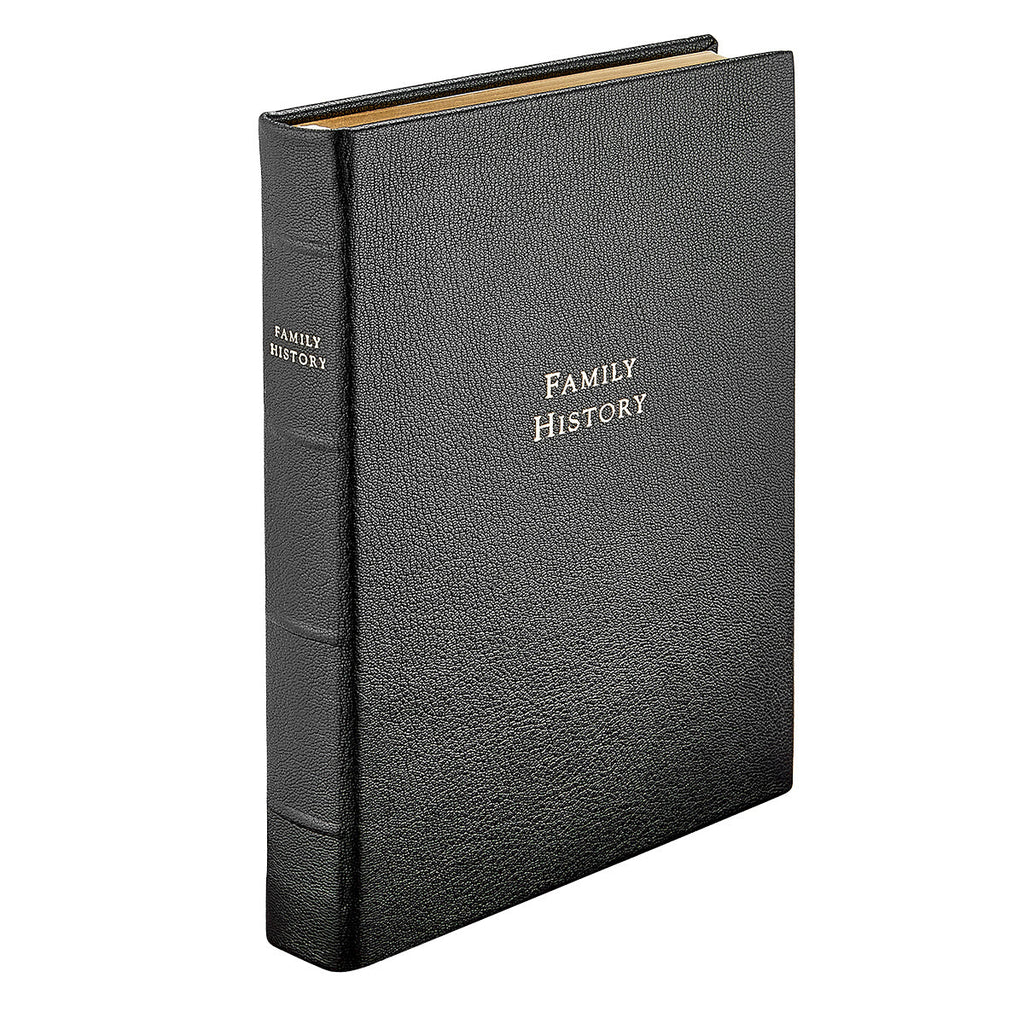 Family History Book in Black