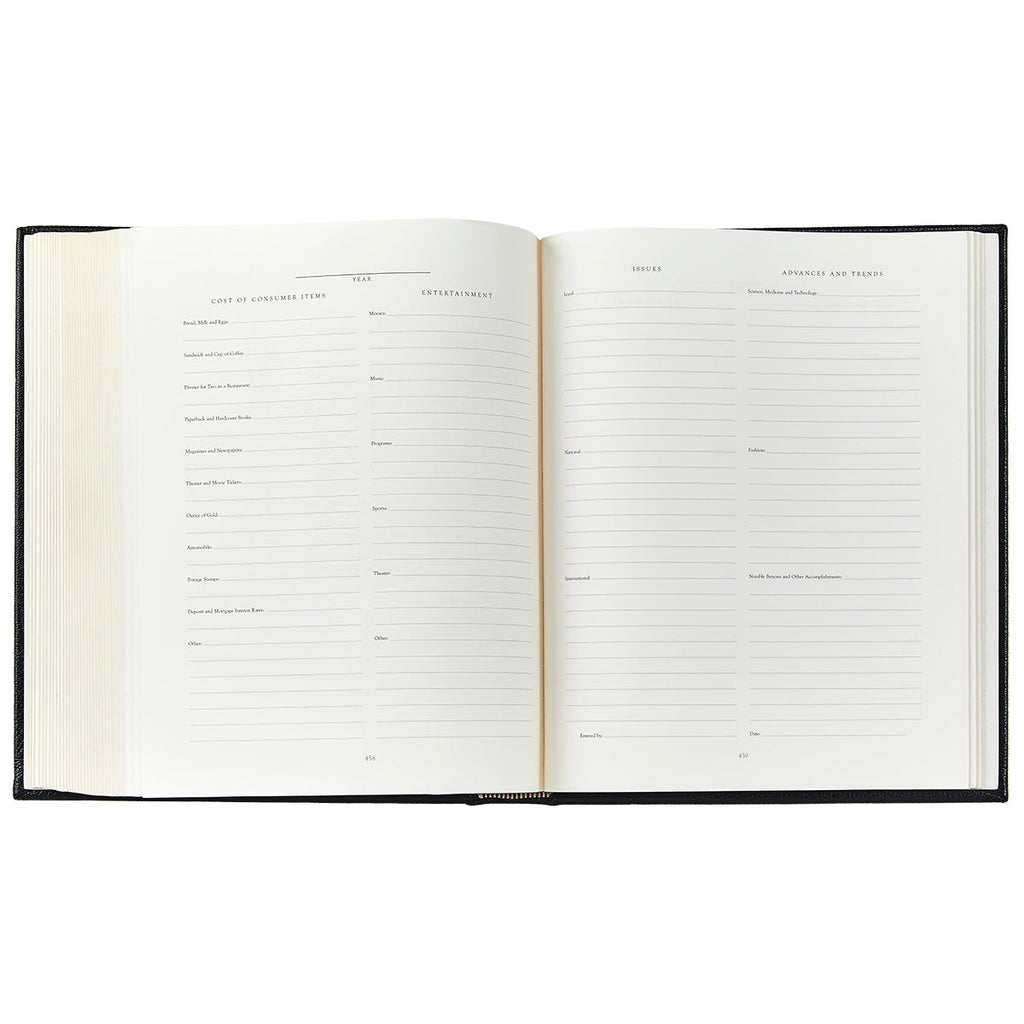 Family History Book in Black
