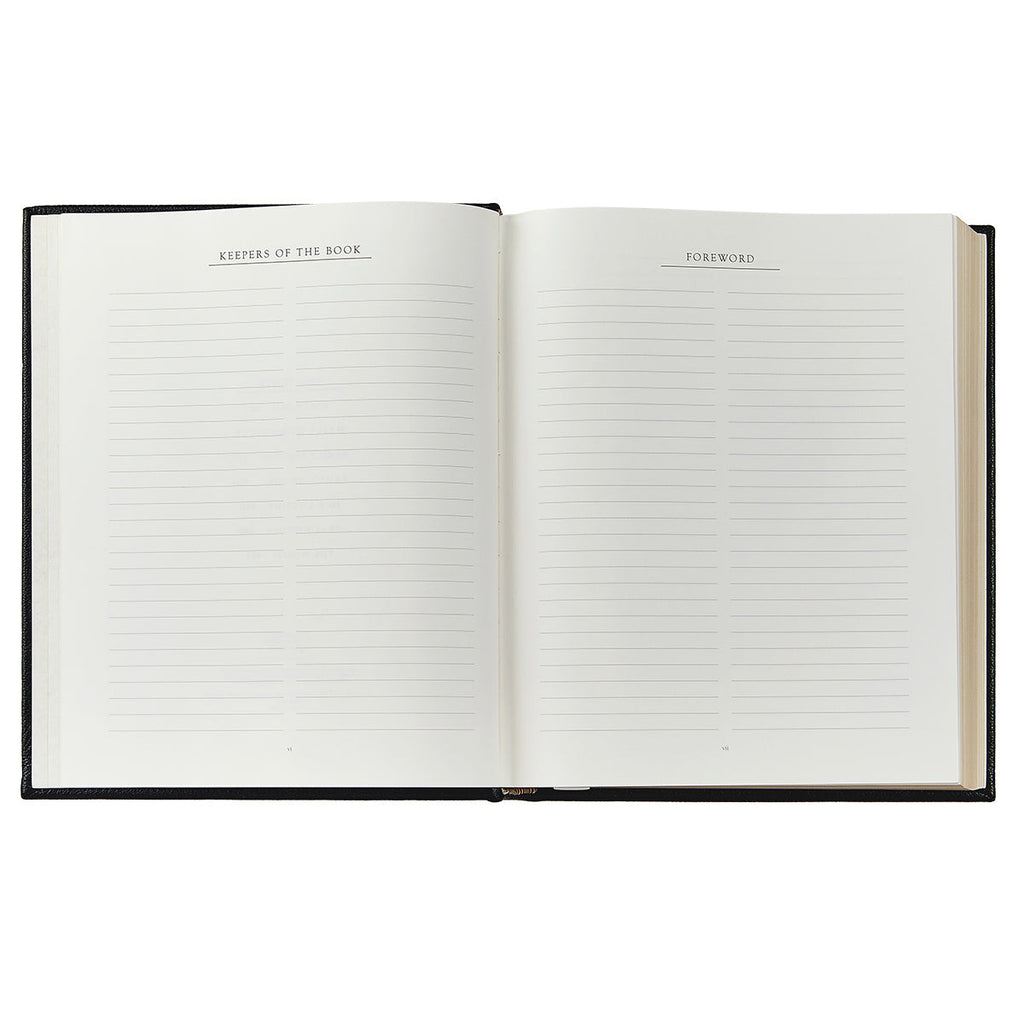 Family History Book in Black