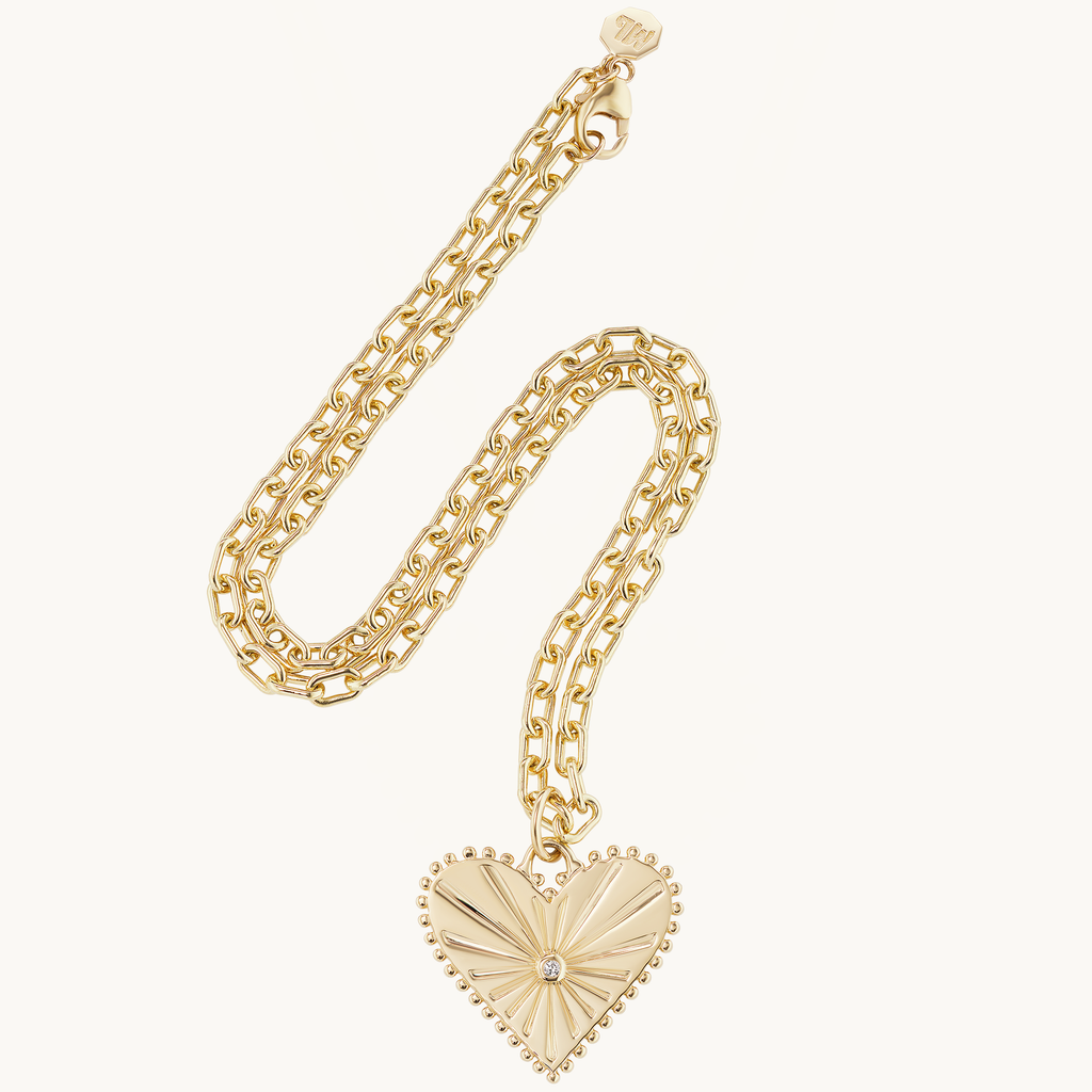 Pour Toujours Necklace in White Diamond