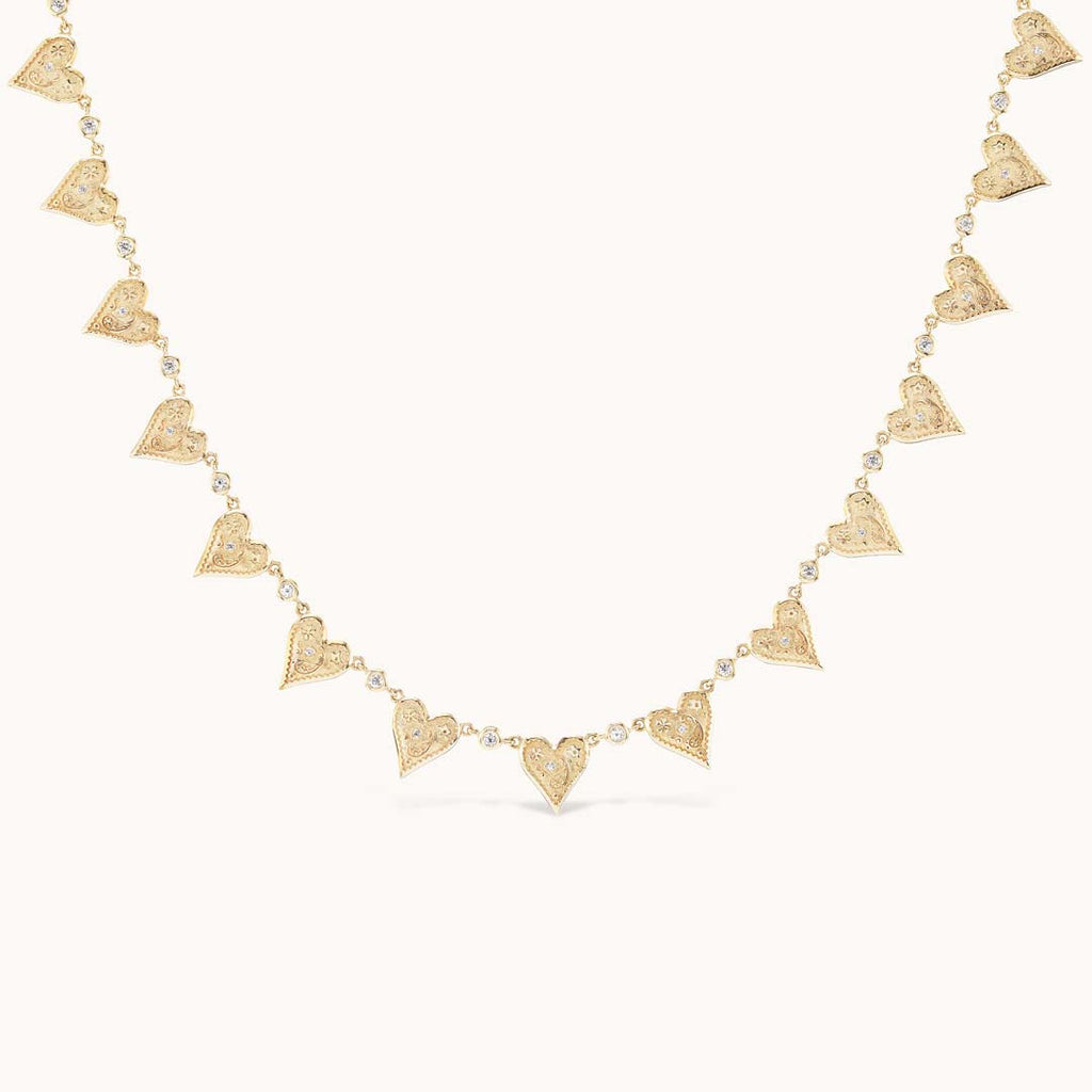 Southwestern Heart Choker - Marlo Laz