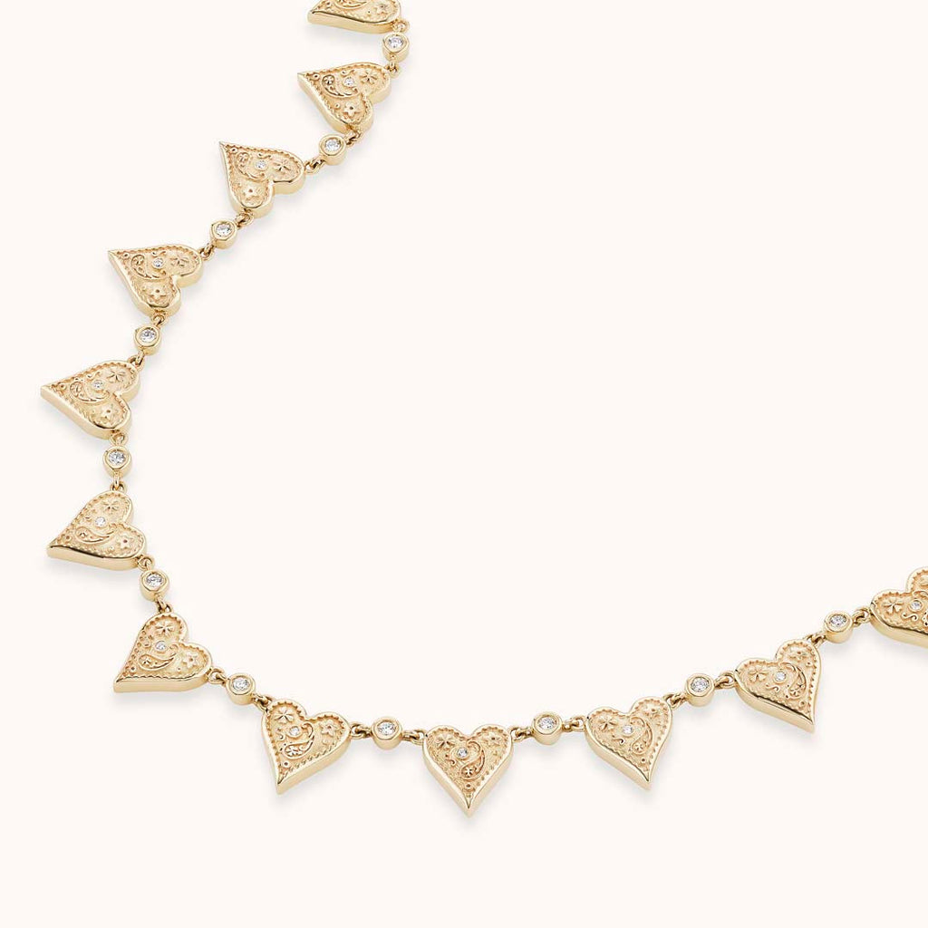Southwestern Heart Choker - Marlo Laz