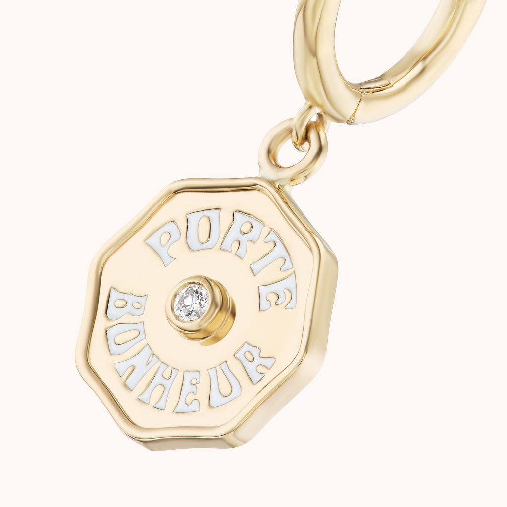 Wee PB Hoops White Diamond - Marlo Laz