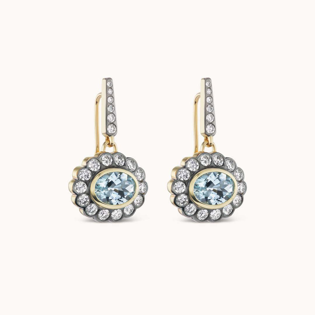 Lexie Earrings in Aquamarine