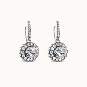 Lexie Earrings in White Topaz