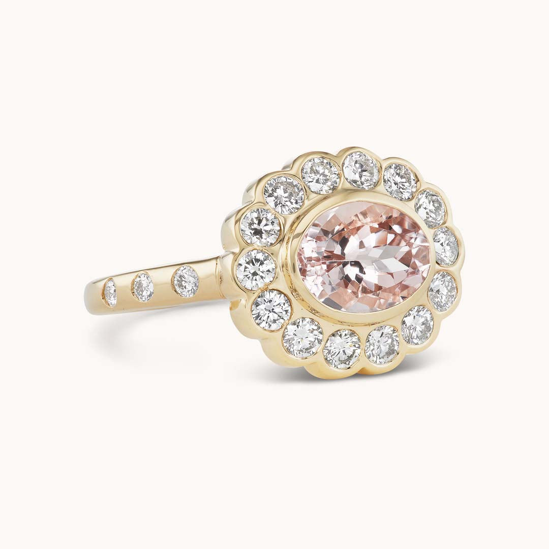 Lexie Ring in Morganite