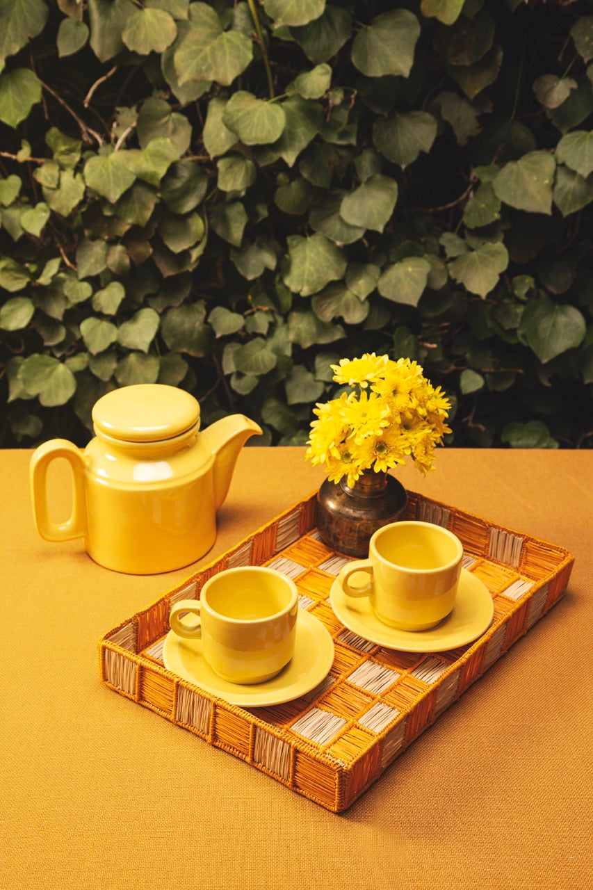 Damero Large Rectangular Tray